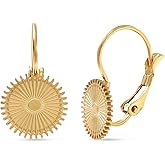 Made by Nami Gold Sun Earrings for Women Boho Gold Plated Sunshine & Sunburst Earrings for Women