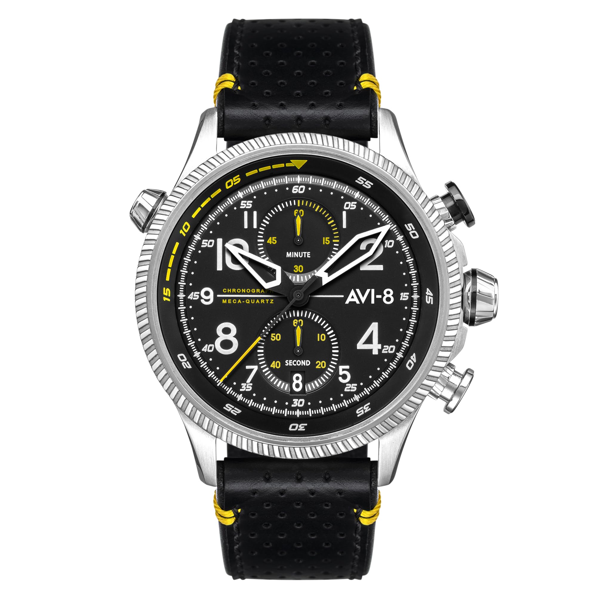 AVI-8 Men's Hawker Hunter Duke Chronograph Watch - AV-4080 (Black)
