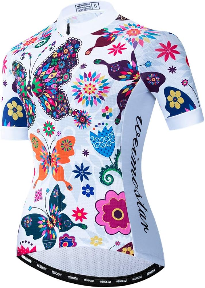 Summer Short Sleeve Cycling Jersey Women Mountain Bicycle Clothing Racing Bike Clothes Quick Dry: Clothing