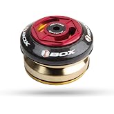 Box One Carbon 1-⅛ Inch Integrated Bike Headset, Carbon 1-1/8-1.5 Inch Tapered Headset