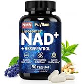 NAD Supplement, 12-in-1 Liposomal NAD+ Plus with Trans-Resveratrol, CoQ10, PQQ &amp; Alpha Lipoic Acid, Healthy Aging &amp; Cellular Wellness Support for Women and Men, NMN &amp; NMNH Alternative, 90 Caps