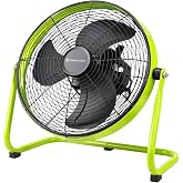 COMFORT ZONE 9" Low-Profile Desk &amp; Floor Fan | Durable all-metal construction provides reliable performance. Comes fully assembled and ready to use right out of the box.