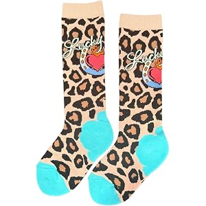 Lucky Chuck Youth Western Inspired Performance Boot Socks