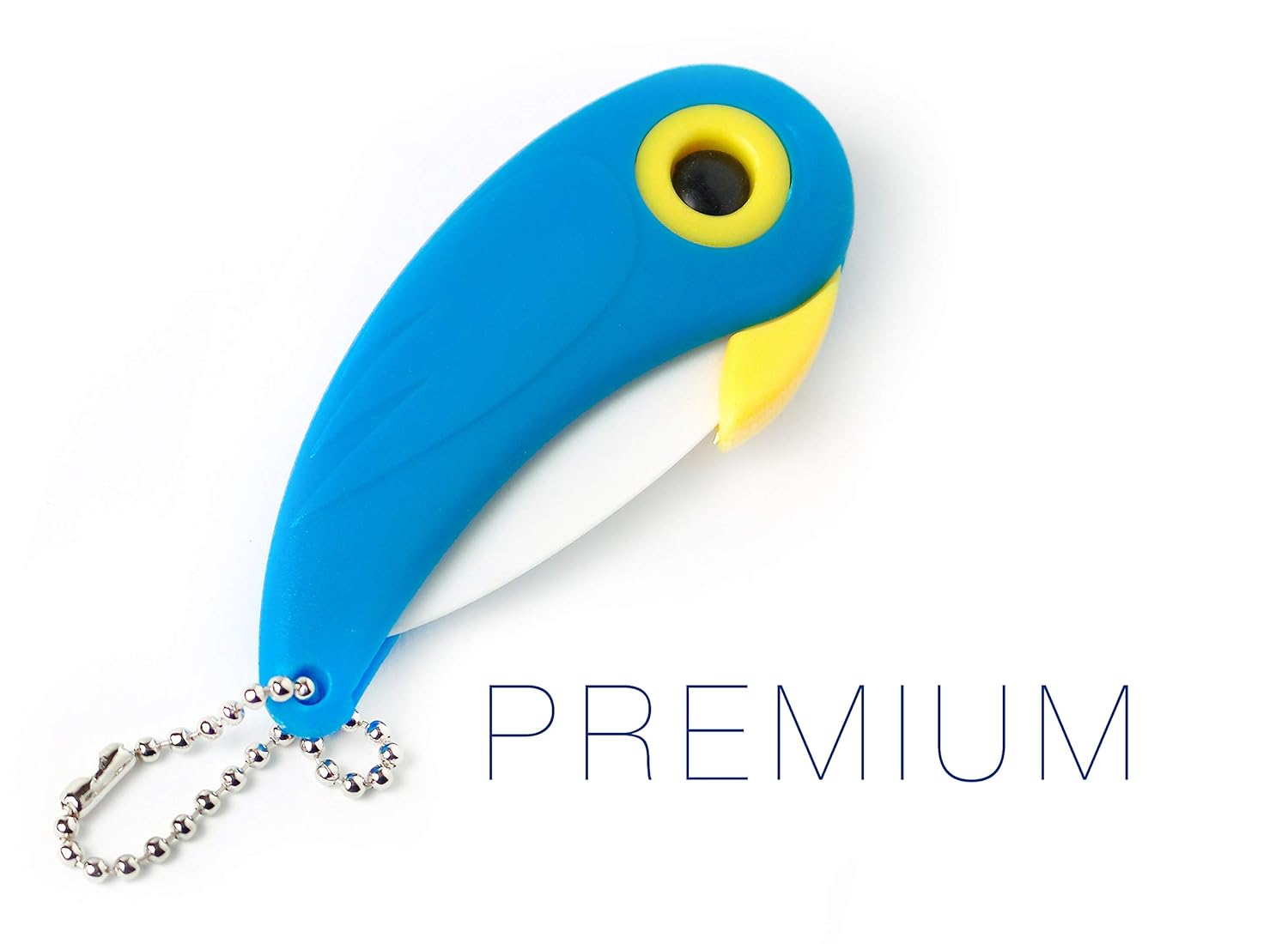 Tweedy Gadgets Bird Ceramic Blue Paring Knife Small, Premium Grade Folding Kitchen Utility Knives Cutting Fruit, Vegetables, Avocados | Home, Kitchen & Dining, Outdoor, Picnic or Portable Travel Use