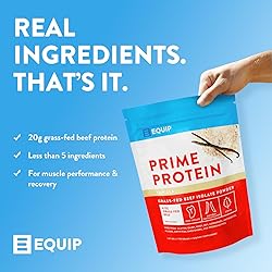 Equip Foods Prime Protein Powder | Clean, Grass Fed