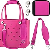 OUTXE Strap Wrap for Bogg Bag, Adjustable Crossbody Shoulder Long Straps for XL Medium Bog Beach Rubber Tote Bag Accessories