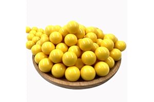 Lambid 100 Counts 2.6 Grams .61 Caliber Kinetic Balls - 0.61 Cal Reusable Nylon Balls Less Lethal Solid Plastic Ammunition for Training, Target Practice and Self Defense Compatible with Byrna CL