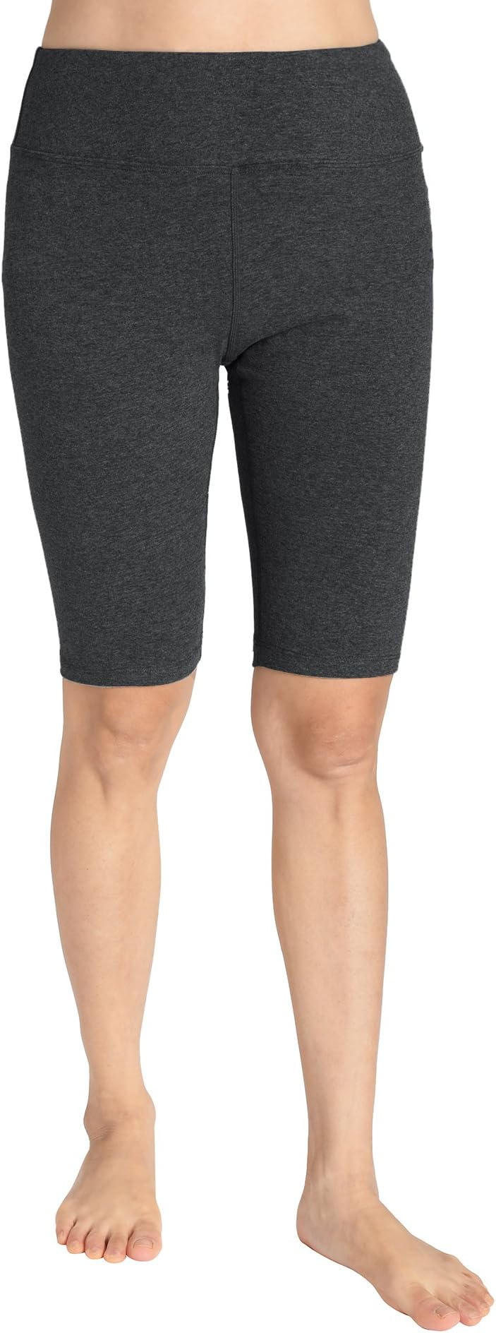 Weintee Women's Cotton Spandex Yoga Shorts Workout Gym Shorts