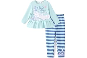 Disney Minnie Mouse Frozen Princess Marvel Toddler Girls Clothes Long Sleeve Sweatshirt + Leggings 2pcs Outfits Set 2-6Y