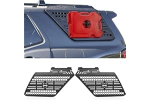 JOYTUTUS Rear Window Molle Panel Kit Compatible with 2025 4Runner 6th Gen Exterior Modular Storage Cargo Rack (Not for Trailh
