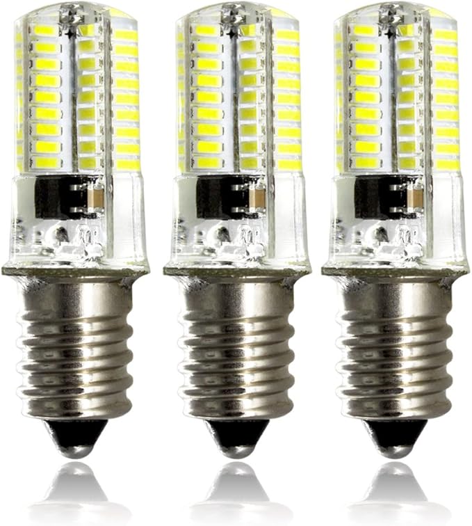 ZEEFO E14 LED Bulbs, Dimmable 220V 4W Daylight White 6000K, 72 X 4014