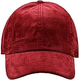 Newhattan Solid Corduroy 100% Cotton Vintage Unisex Baseball Adjustable Polo Trucker Cap Hat