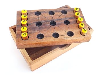 Logica Giochi Art Magia Dei Numeri 3 Giochi In 1 2 Rompicapo Matematici 1 Gioco Da Tavolo Per 2 Persone Difficoltà 26 Medio Scatola