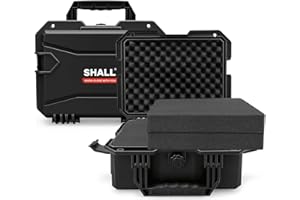 Shall Hard Case, Cyberdeck Case, IP67 Waterproof Protective Camera Case with Customizable Foam, Protection for Camera, Drones