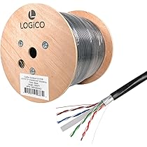 Amazon.com: LOGICO Cat6 Shielded Cable 1000ft STP/FTP