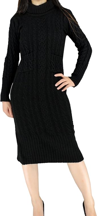 black sweater dress amazon
