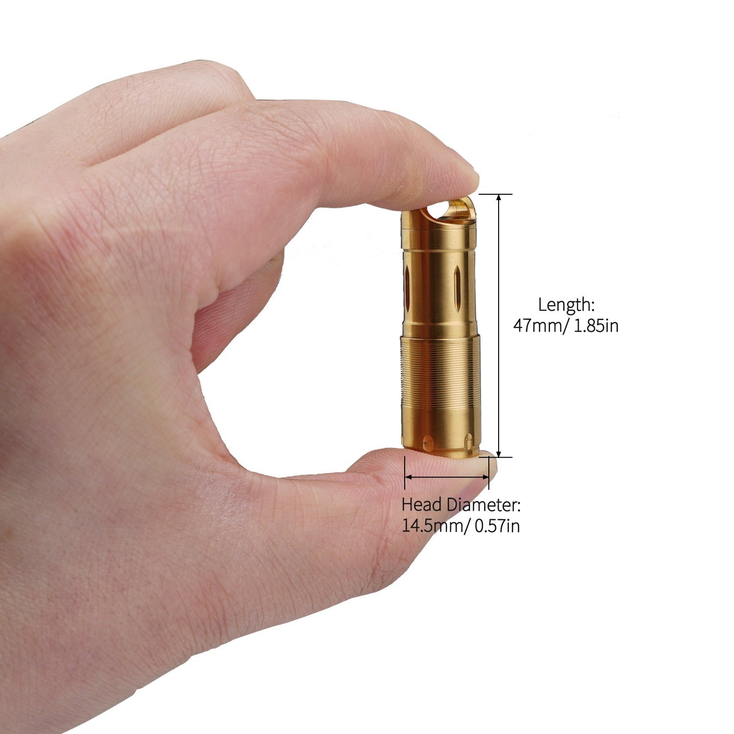 MecArmy X2S Stainless Steel LED Flashlight, Mini