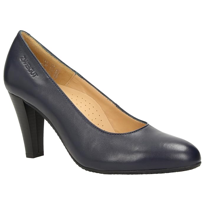 Zweigut Hamburg- Smuck #215 Damen Leder Pumps Nappaleder Sommer Business Schuhe Komfort Laufsohle