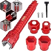 14 in 1 Faucet and Sink Wrench - Multifunctional Plumbing Wrench for Bathrooms, Toilets, Kitchens, Sinks