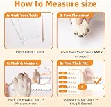 PICK FOR LIFE Anti Slip Dog Socks Paws 2 Pairs XL Brown view 7