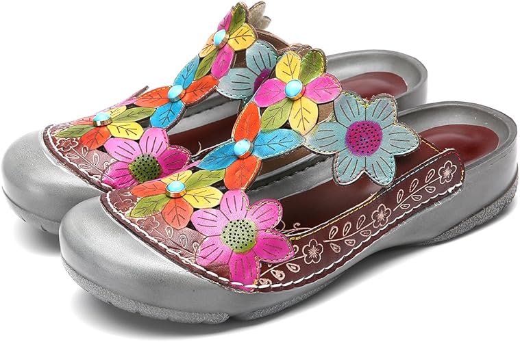 flower slip on shoes