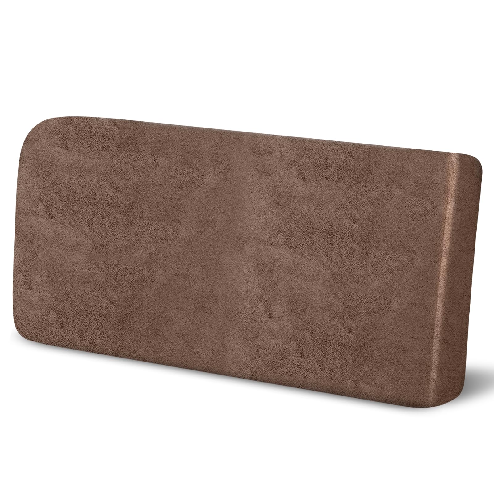 Photo 1 of Leather Like Couch Cushion Covers Sofa Slipcovers Sets Couches Furniture Protector Covers for Sectional Armchair Loveseat Stretch Spandex Fabric, Machine Washable (1 Cushion Loveseat, Light Brown)