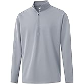 M MAELREG Quarter Zip Pullover Men Mock Neck Long Sleeve Performance Golf Athletic Pullover Half Zip Mens Sweatshirt