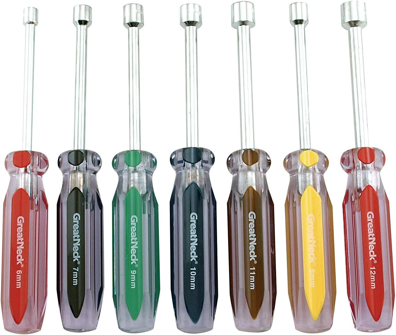 GreatNeck ND71 Metric Professional Nut Driver Set, 7-Piece: Home Improvement