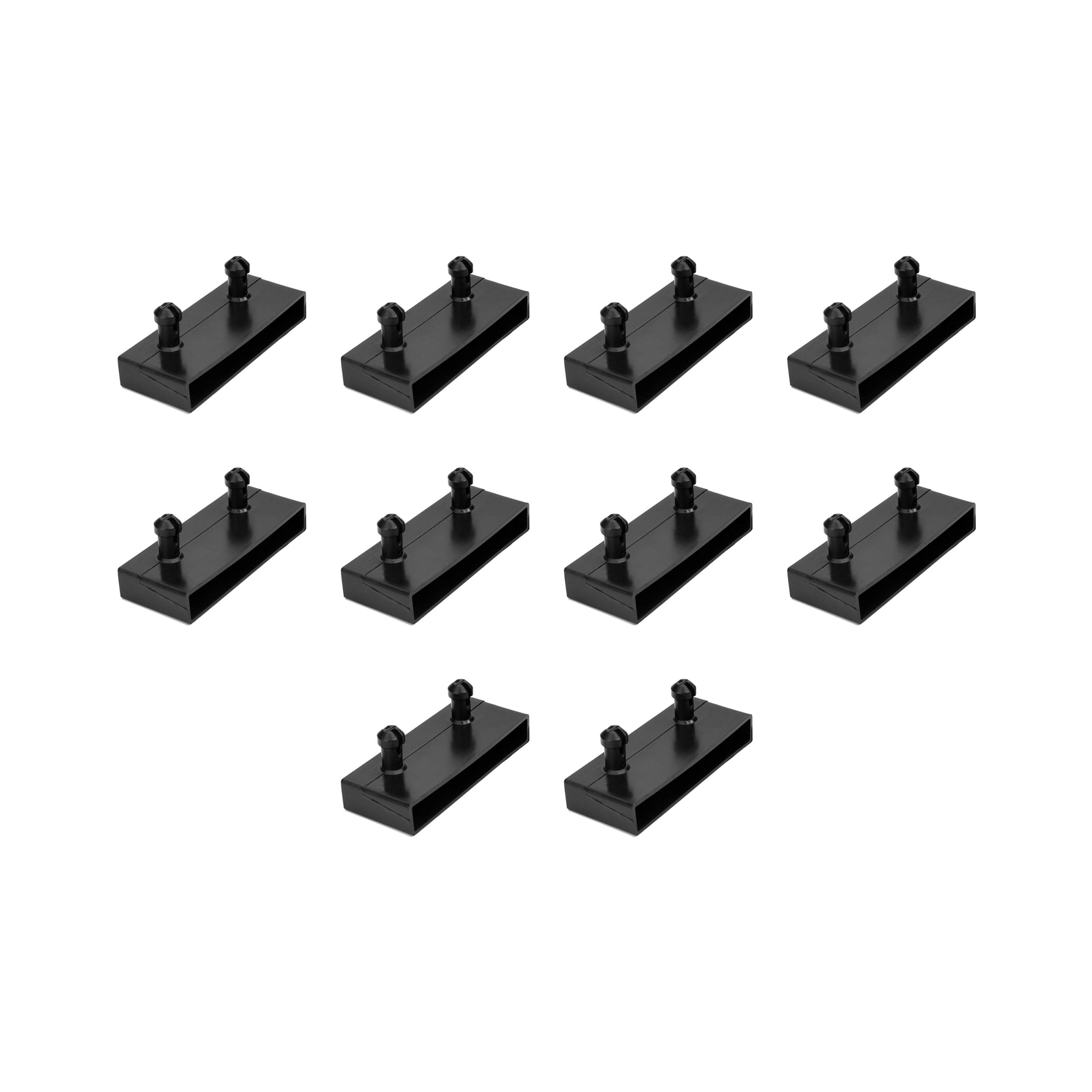 Buy 63mm x 12mm Side Bed Slat Holders Caps for Metal Frames 2 prongs