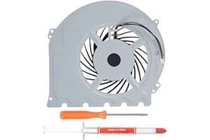 KBRPARTS New PS4 Slim Fan, Internal Cooling Fan Replacement for Sony PlayStation 4 PS4 Slim CUH-20xx CUH-21xx CUH-22xx (CUH-2015A CUH-2016A CUH-2116B CUH-2216A) Console with Screwdrivers & Thermal Paste