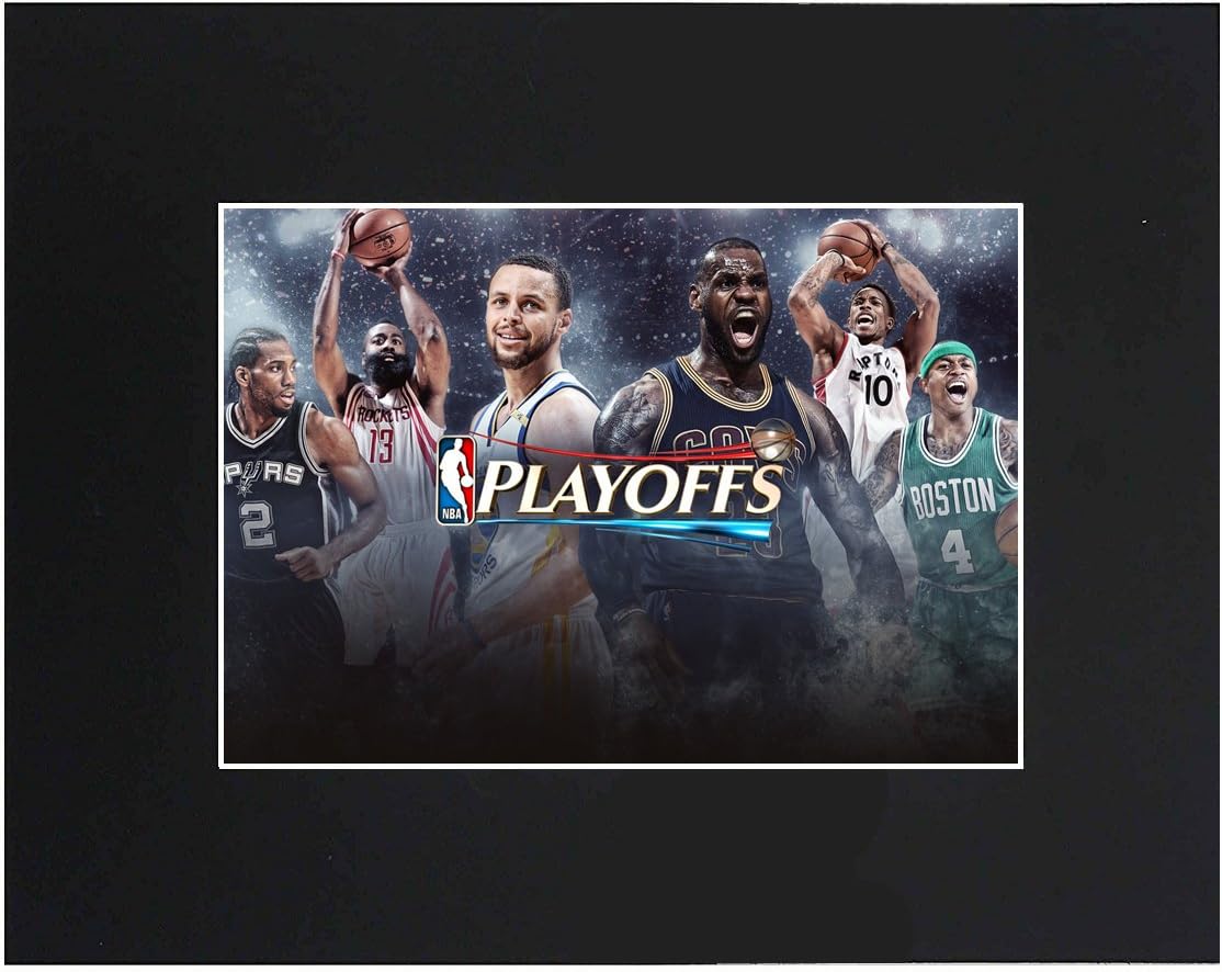 Amazon Playoffs 18 Nbaバスケットボールチーム星17 18 Stephen Curryレブロン ジェームズ8 X 10 Withマットプリント印刷画像写真ギフト壁装飾表示usa Seller Playoffs フォト カード コイン