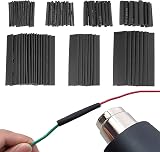 ZZLBZN 127 Pcs Heat Shrink Tubing Kit 2:1 Black Electrical Insulation view 1