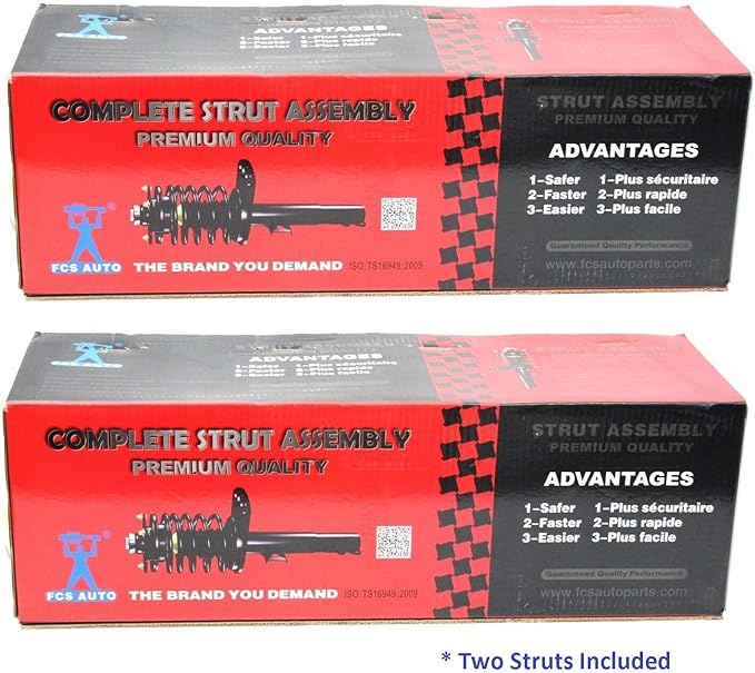 2012 for Kia Sorento Front Premium Quality Suspension Strut and Coil Spring Assemblies (for Both