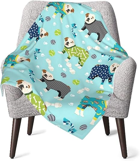 Amazon Co Jp かわいい英語ブルドッグパジャマ 毛布 ベビー ブランケット タオル お昼寝マット 眠っている毛布 おしゃれ 超柔らかい 保温性 バスタオル ベビーバス 授乳ケープ 寝具 30 X40インチ 76x101cm ホーム キッチン