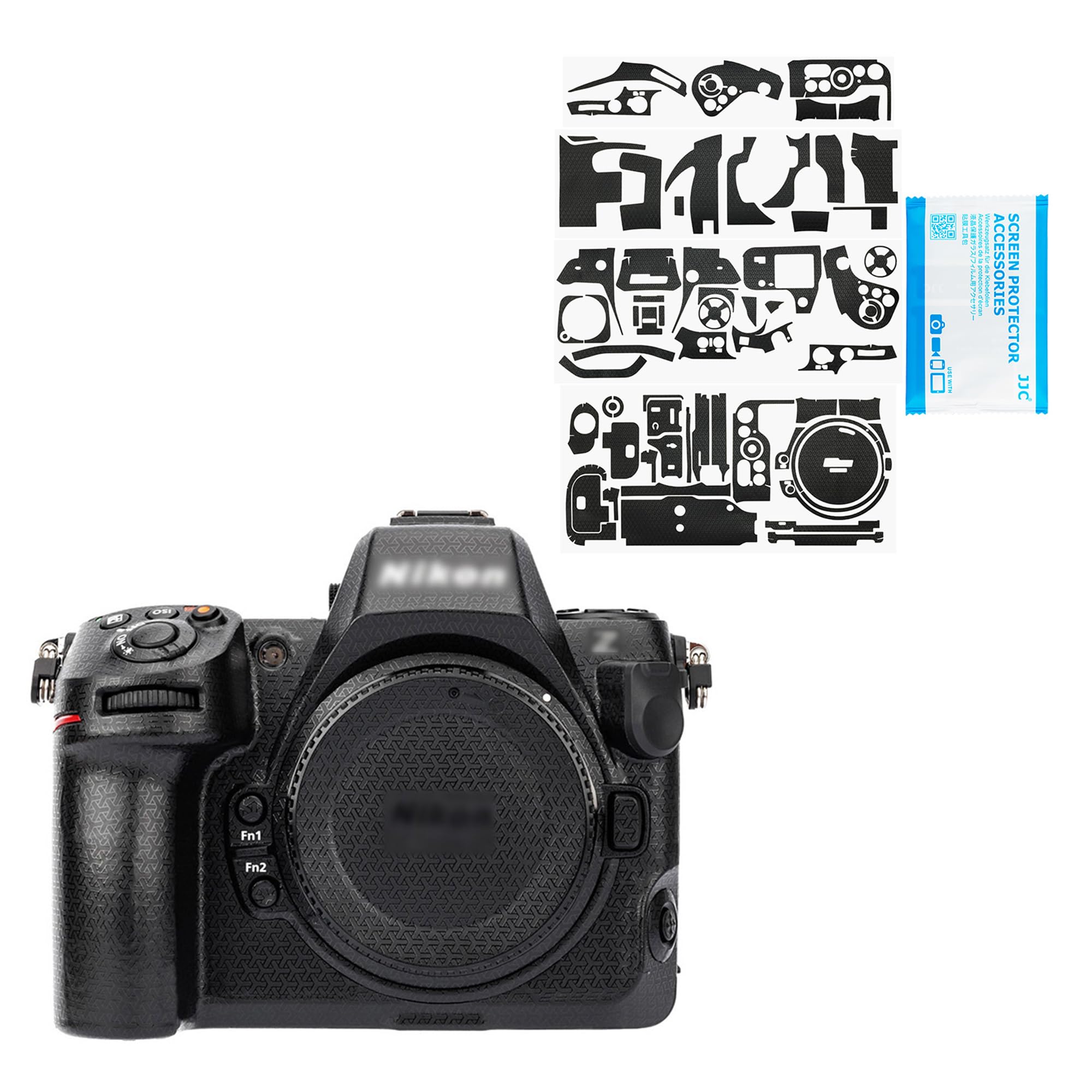 JJC Anti-scratch Protection Sticker Compatible with Nikon Z8 Mirrorless Camera, Non-slip Camera body Skin Cover Film (Woven Pattern)