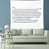 Macide Funny Boutique Tapestry Jersey Shore Letter to Sammi Wall Hanging Jersey Shore Party Decorations for Living Room Bedro