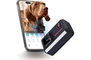 ENABOT EBO ROLA PetTracker GPS Tracking for Dogs: Live GPS Location, Cellular & WiFi, Replacable SIM Card, Geofencing, Built-in Light and Sound, Camera for Image Positioning (Dark Blue)
