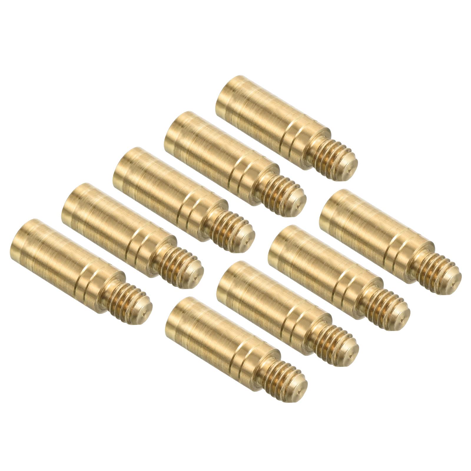 PATIKIL 3g Copper Dart Weight Add Accentuator 9 Pcs 14mm Length 2BA Thread Darts Weight Adjuster Dart Accessories Gold — image 1
