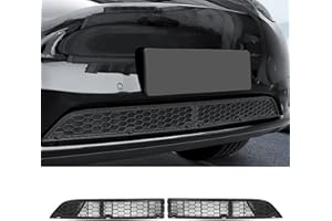 Arcoche Front Grill for Tesla Model Y 2020-2025 Mesh Grille Grid Inserts Air Inlet Vent Grille Cover Replacement With Insect Protection Accessories For Model Y 2020-2025 (Excludes Juniper)