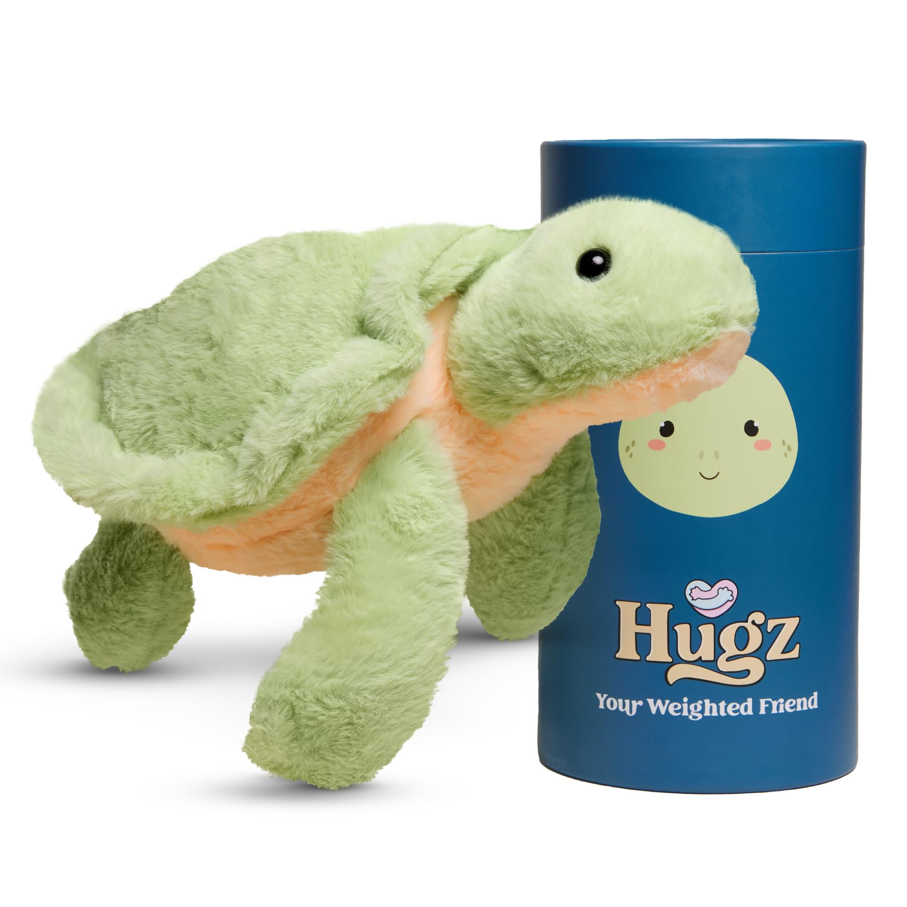 Photo 1 of Hugz Official Weighted Stuffed Animal 3.8 lb for Adults and Kids - Premium Stuffed Plushie (Shelly The Turtle)