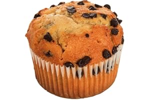 Otis Spunkmeyer Delicious Essentials Chocolate Chip Muffin, 4 Ounce -- 24 per case.