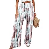 JZC Women's Palazzo Lounge Pants Stretchy Wide Leg Casual Pants Comfy High Waist Flowy Pants S-3XL