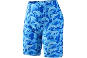BELE ROY Boys Swim Jammers Boys Jammers for Swimming Youth Compression Swim Shorts Kids Athletic Swim Jammer Swimsuit