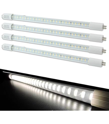 Leisure LED 10-Pack 12V DC RV Marine F15T8 LED Tube Light - 9W, 600lm, Cool White