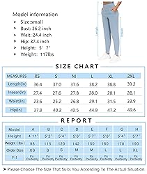 THE GYM PEOPLE Women's Joggers Pants Lightweight