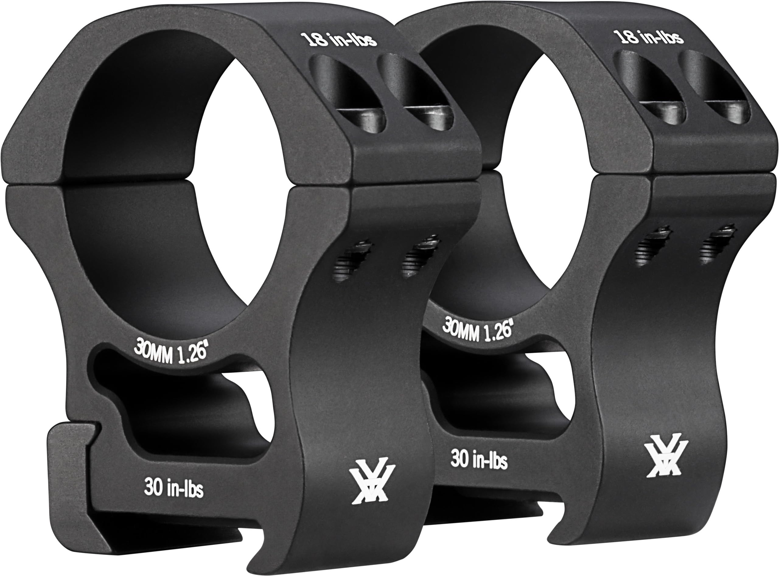 Vortex Pro Rings 30mm HIGH Weaver/Picatinny Base Rifle Scope Mounts PR30-H