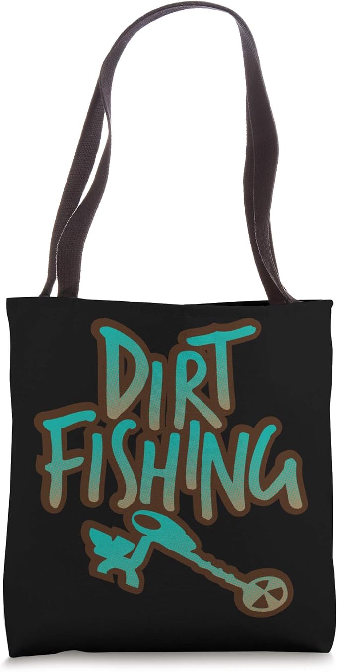 Dirt Fishing Treasure Hunt Metal Detector Tote