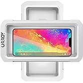 URROY Shower Phone Holder Waterproof, 360° Rotation Shower Phone Case, Anti-Fog High Sensitivity Universal Cover Mount Stand 