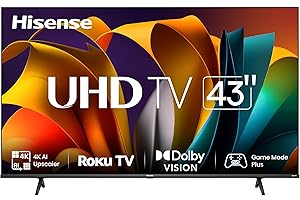 Hisense 43R63N-43 inch 4K UHD HDR LED Roku Smart TV-2024