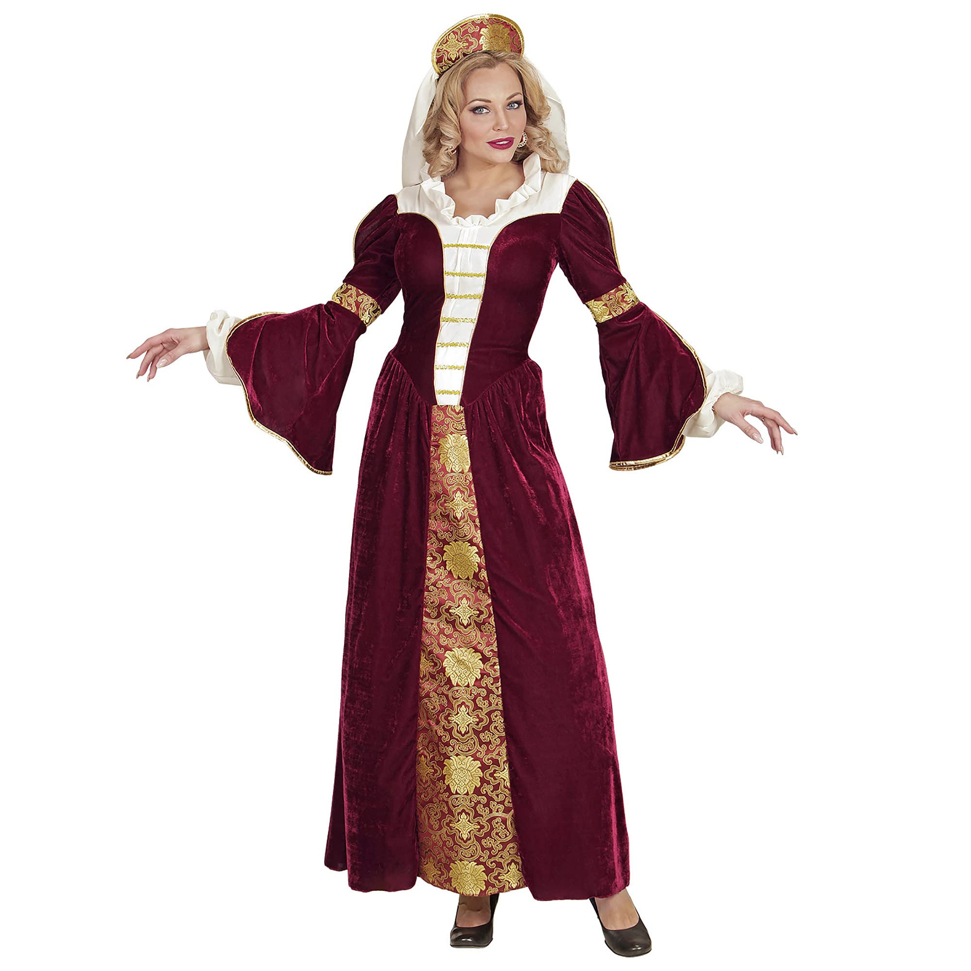 Widmann MEDIEVAL QUEEN VELVET MEDIUM FOR FANCY DRESS COSTUME